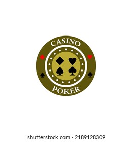 poker chip icon vector design templates 