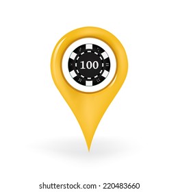Poker Chip Location