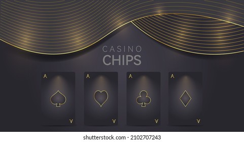 Poker chips color vector collection. Isolated Casino chip with dollar amount