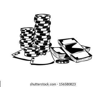 Stacked Poker Chips Images, Stock Photos & Vectors | Shutterstock
