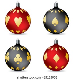 Poker Christmas Decorations