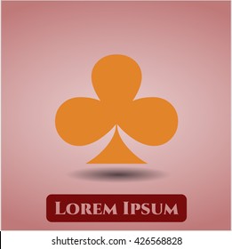Poker clover icon