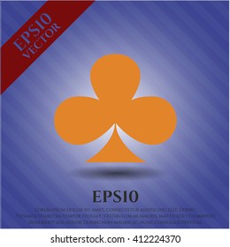 Ilustración del vector de icono de la capa de póquer