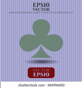 Poker clover symbol