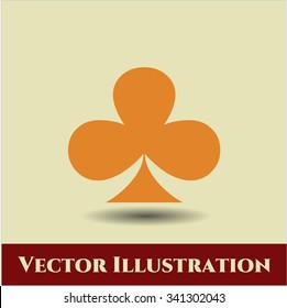 Pokerklee, Vektorsymbol oder Symbol