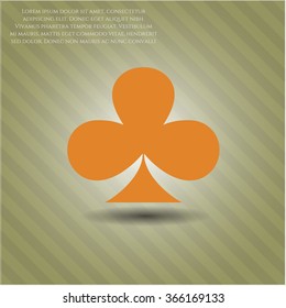 Símbolo de vector de tracción de póquer