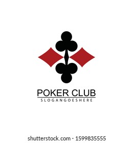 Poker Club Logo Design for Casino Business, Gamble, Card Game, Speculate, etc