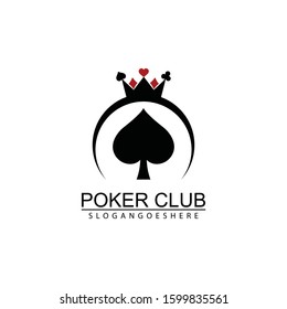 Poker Club Logo Design for Casino Business, Gamble, Card Game, Speculate, etc