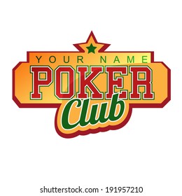 Poker Club Sign