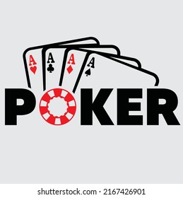 POKER
A creative design for those who love card game.