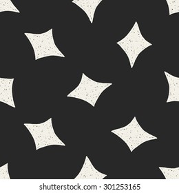 poker diamond doodle seamless pattern background