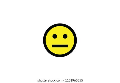 Poker face smile facial expression