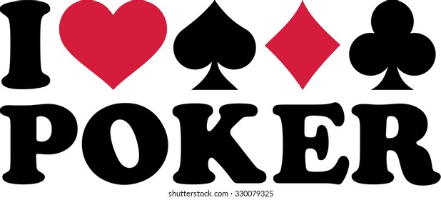 Poker with four suits of cards
