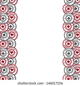 poker game art side split