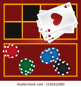Poker game concept