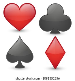 Poker Game Emoji Icon Object Symbol Gradient Vector Art Design Cartoon Isolated Background