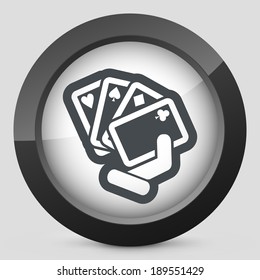 Poker game icon