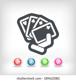 Poker game icon
