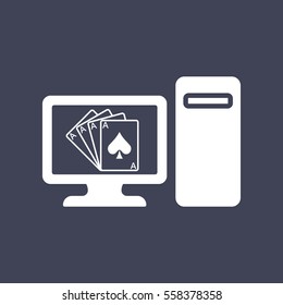 Poker game icon