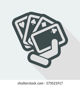 Poker game icon