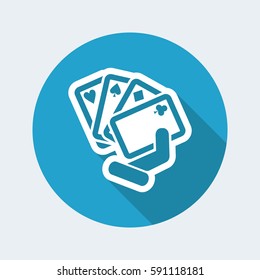 Poker game icon