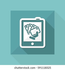 Poker game icon