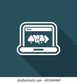 Poker game icon