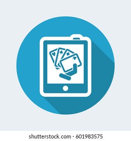 Poker game icon