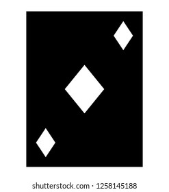 poker glyph vector