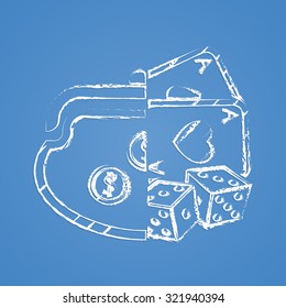 Poker icon. 