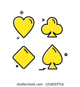 Poker icon design vector