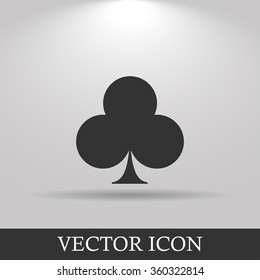 Poker icon. Flat design style eps 10