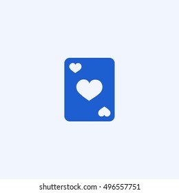 poker icon, isolated, white background