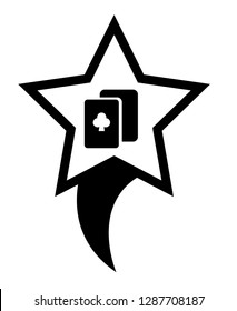 poker icon and map pin. logo concept. Designed for your web site design, logo, app, UI