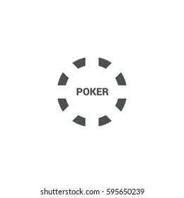 poker icon. sign design