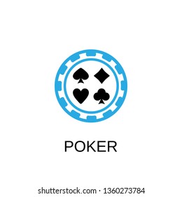 Poker Icon Poker Symbol Design Stock Stock Vector (Royalty Free ...