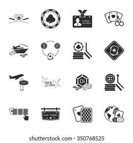Poker icons set. 
