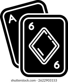 Poker Line vector Icon Design