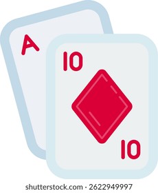 Poker Line vector Icon Design