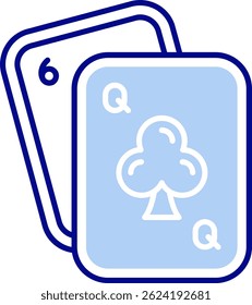 Poker Line vector Icon Design