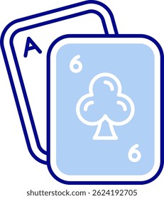 Poker Line vector Icon Design