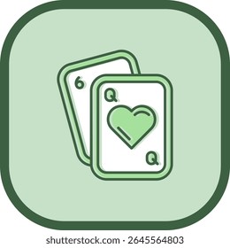 Poker Line vector Icon Design