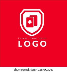 poker logo concept. Designed for your web site design, logo, app, UI