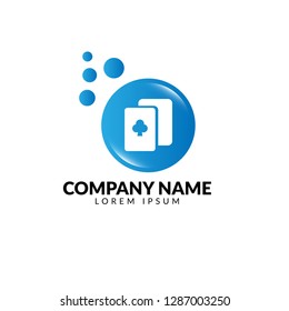 poker logo concept. Designed for your web site design, logo, app, UI