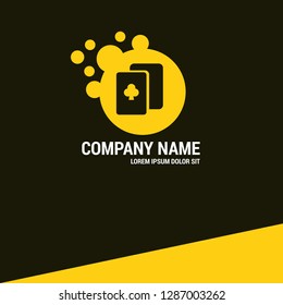 poker logo concept. Designed for your web site design, logo, app, UI