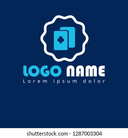 poker logo concept. Designed for your web site design, logo, app, UI