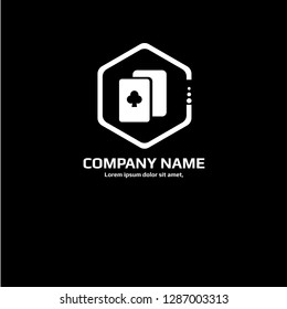 poker logo concept. Designed for your web site design, logo, app, UI