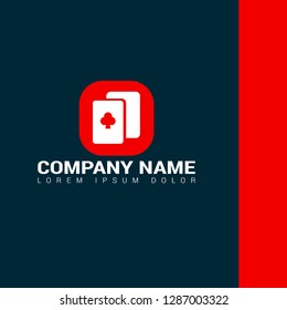 poker logo concept. Designed for your web site design, logo, app, UI