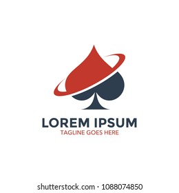 poker logo. icon. vector illustration