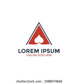 poker logo. icon. vector illustration